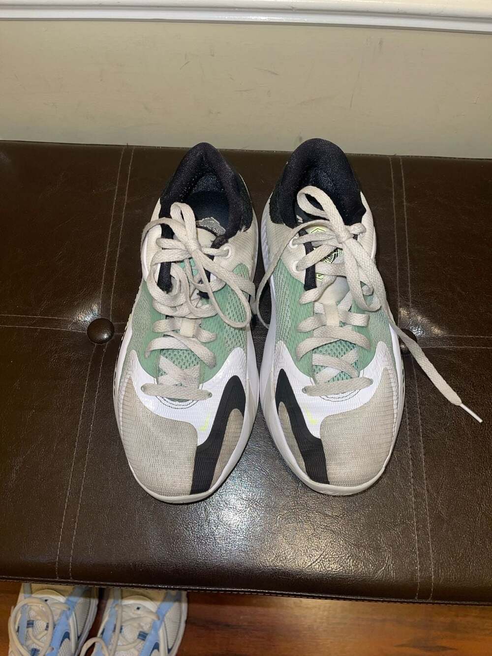 Nike Zoom Freak 4 Giannis Antetokounmpo Basketball Shoes White Green Black